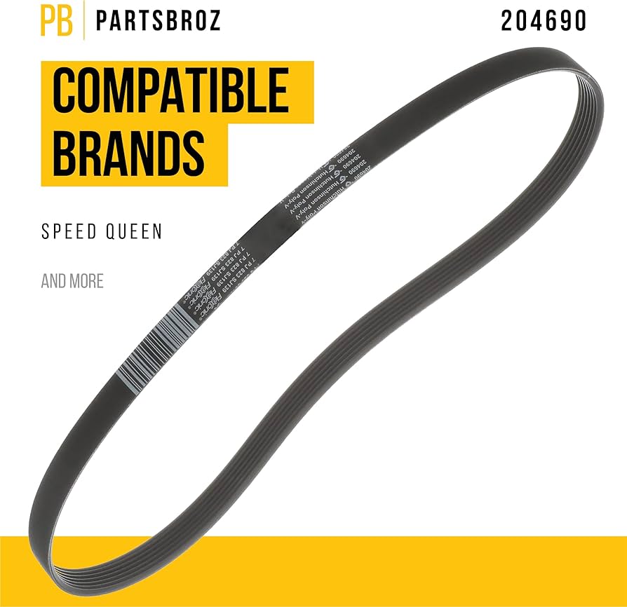 Amazon.com: PartsBroz 204690 Belt - Compatible With Speed Queen